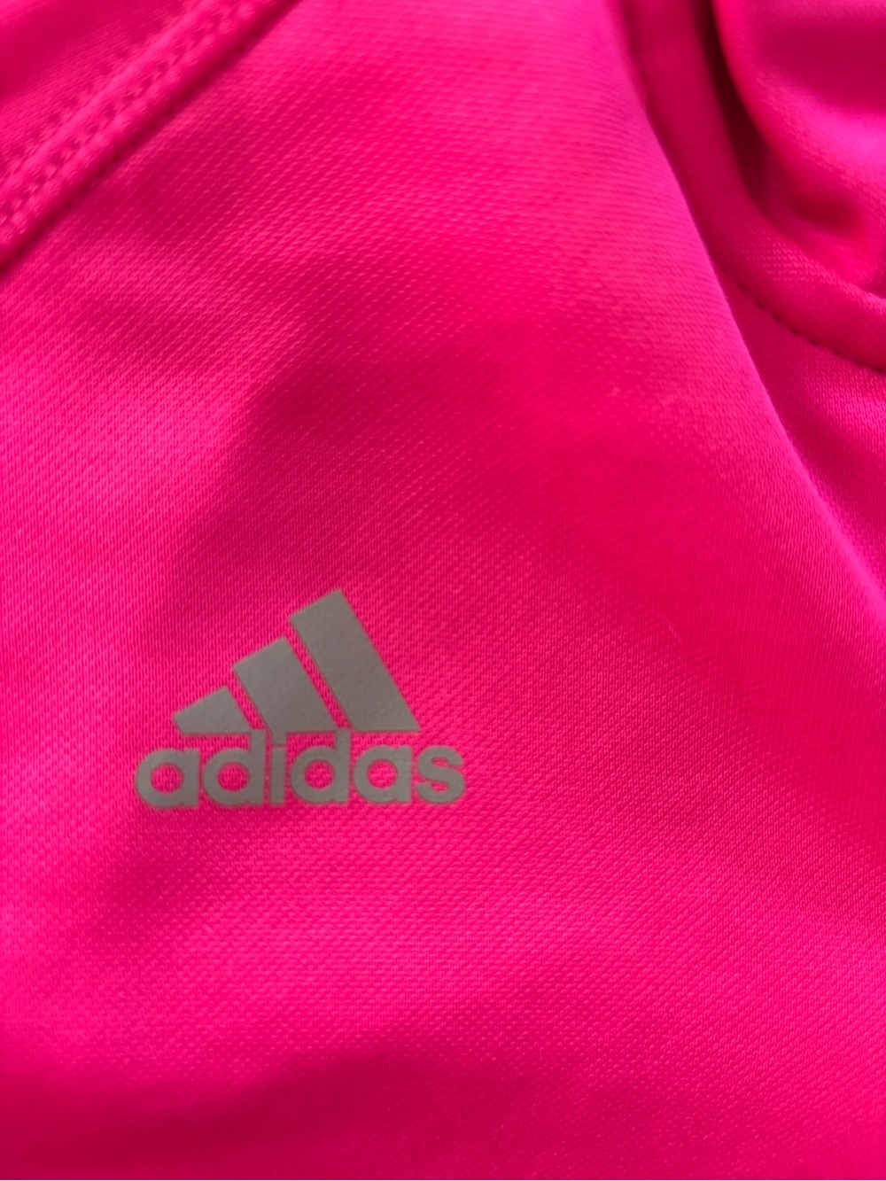 Addias Pink Boston Marathon 2016 Quarter-Zip Training Jacket SZ L Worn 1X - Picture 12 of 14